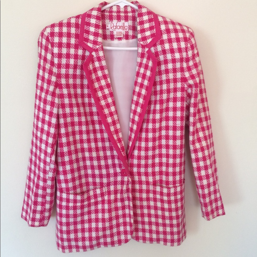 Rafaella Checkered Blazer
